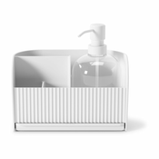 Bijeli držac za deterdžente od reciklirane plastike Sling – Umbra