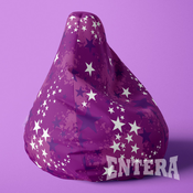 Veliki LazyBag ljubicaste zvezde low square ( 060 )