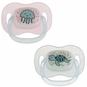 Anatomske dude Canpol - Love & Sea, 0-6 mj, 2 komada