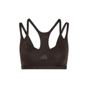 ADIDAS PERFORMANCE Športni nederček OPTIME čokolada/temno rjava