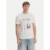 JOOP! Jeans Majica JJJ-Laulea 30101984 Bela Regular Fit