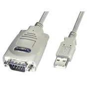 Lindy USB -> Serial Converter - 9 Way (RS-422), 1m USB cable White