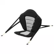 VEVOR Sedež za kajak 525x450x310 mm Črna oblazinjena blazina