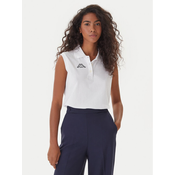 Kappa Polo majica Logo Tennis 302LR20 Bela Slim Fit
