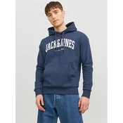 JACK & JONES Majica JOSH, modra