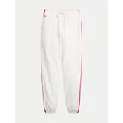 Polo Ralph Lauren Spodnji del trenirke 313957361001 Bela Regular Fit