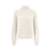 Deha PULLOVER SOFFICE COLLO ALTO, ženski pulover, bela D93521