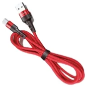 USAMS USAMS BRIDED MICROUSB KABEL 1M 2A HITRO POLNJENJE ZA TELEFONE RDEČ, (21980513)