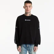 Majice PLEASURES Luster Heavyweight Long Sleeve Black XL