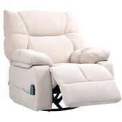 Homestar Električni masažni naslanjač funkcija masaže 98x90x98 cm bež