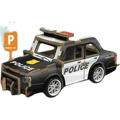 3D lesena sestavljanka - Policijski avto 13 cm