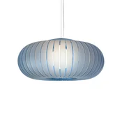 Kartell viseča svetilka Teresa Frozen, nebesno modra, O 50 cm, E27 - Dnevna soba/jedilnica - Dizajn - Plastika