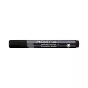 Marker na bazi alkohola, 2,8 mm, suženi, FABER-CASTELL Multimark Winner 23, crni
