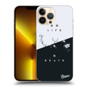 Silikonski prozorni ovitek za Apple iPhone 13 Pro Max - Life - Death