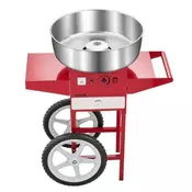 VEVOR Stroj za sladkorni bombaž 52 cm posoda 819x520x855 mm rdeč