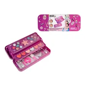 Create it! Makeup set v 3-nadstropni kovinski škatli