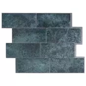 vidaXL Podhodna ploščica 20 pcs Modro zelen 29 x 21 cm