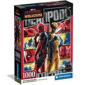 Marvel: Deadpool in Wolverine 1000-delna sestavljanka - Clementoni