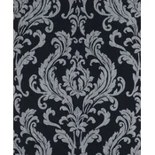 Casa Padrino baroque non-woven wallpaper black/white - Baroque style living room wallpaper with elegant pattern - Wall decoration in baroque style - Wallpaper in baroque style