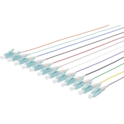 Digitus Optični priključni kabel [1x LC vtič - 1x odprti konec] 50/125µ Multimode OM3 2 m Digitus