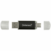 (Intenso) USB Flash drive 64GB, USB 3.2, USB-C, USB-A, Twist Line - USB3.2-64GB/Twist Line