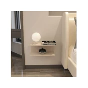 Hanah Home Nightstand Ramira, 45x19.6x23.8 cm, Bež