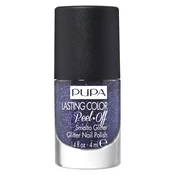 Pupa Lasting Color Peel-Off Glitter Nail Polish 12 - Purple Juice