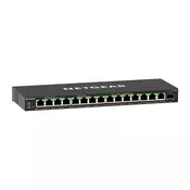 16-port POE+ gigabit switch