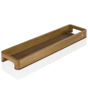 ADHOC Pladenj 60x15,5xh5cm/pravokoten/les akacija, oreh, (5000200183)