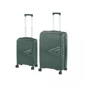 TraveLux Endure III set kofer-torbi na kotače, tamnozeleni