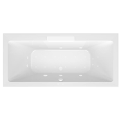 POLYSAN CASCATA Bela Hidromasažna Kad 185x85x45cm - Active Hydro-Air Sistem