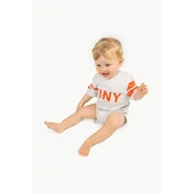 Tinycottons  Bombažen body za dojenčka  STRIPES LOGO BODY