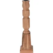 HOMESTYLING Leseni svečnik, premer 8 x 32 cm