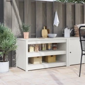 Kuhinjski ormaric s policom MEPPEL Bijelo 106 x 55 x 64 cm