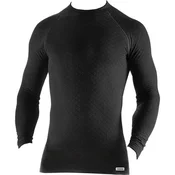 FRISTADS majica z dolgimi rokavi 743 PC, podmajica, črna,vel. L