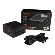 Napajalnik 600W REDRAGON GC-PS003, 80+ Bronze, modularni, 140mm