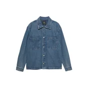 Pull&Bear Prehodna jakna moder denim