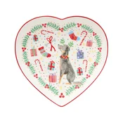 MAXWELL & WILLIAMS servirni krožnik Jolly Joy Joy, porcelan, večbarvna, 22 cm