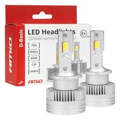 shumee LED žarnice z žarilno nitko D-Basic Series D4S D4R 6000K Canbus AMIO-03629