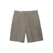 Pull&Bear Hlače z naborki kaki