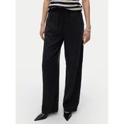 Vero Moda Hlače iz tkanine Bree 10304898 Črna Loose Fit