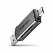 AXAGON CRE-DAC External USB 3.2 Gen1 Type-C+Type-A 2-slot SD/microSD CRE-DAC