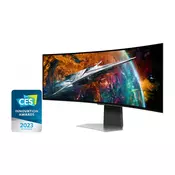 SAMSUNG LS49CG950SUXEN 49P DWQHD 240HZ QD-OLED 0.1MS 1800R 250CD/M2 1000000:1 USB-C CABLE MICRO HDMI