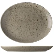 Lilien ovalni krožnik LifeStyle, porcelanast, natural, dolžina: 220 mm, širina: 162 mm