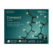 LUMINEO Lampice za jelku sa 500 LED dioda toplo belih compact twinkle 1100cm