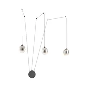 Redo 01-3485 -LED prigušiva zidna lampa KHADI 3xLED/5,5W/230V crna/dimovana