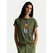 Polo Ralph Lauren Majica 211B17806001 Temno zelena Regular Fit