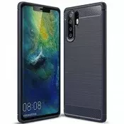 Silikonski ovitek za Huawei P30 Pro - mat carbon črn