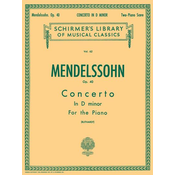MENDELSSOHN:CONCERTO IN D MINOR OP.40 2 PIANO