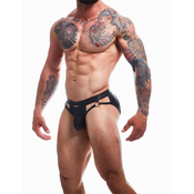 Cut4Men BL4CK02 Dungeon Jockstrap Black M